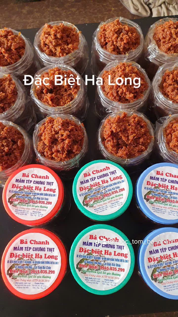 thịt chưng mắm tép bà chanh hộp 500g